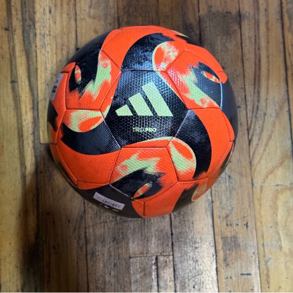 Adidas Tiro Pro Orange and Black Soccer Ball
